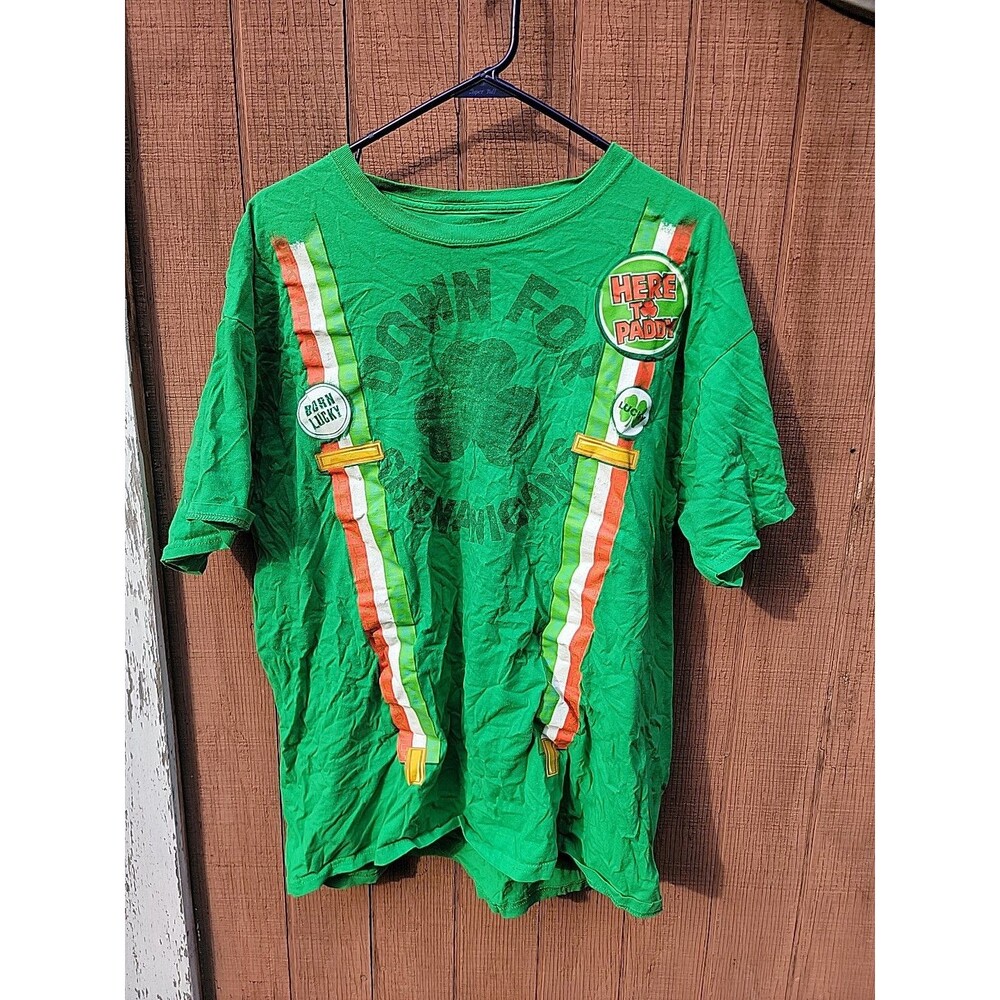 St Patrick's Day Green Lucky T-Shirt XL Unisex